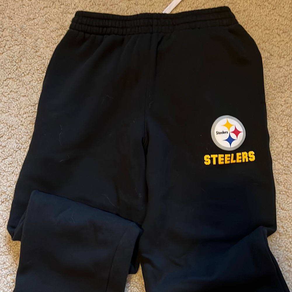 Boys Steeler-logo sweatpants